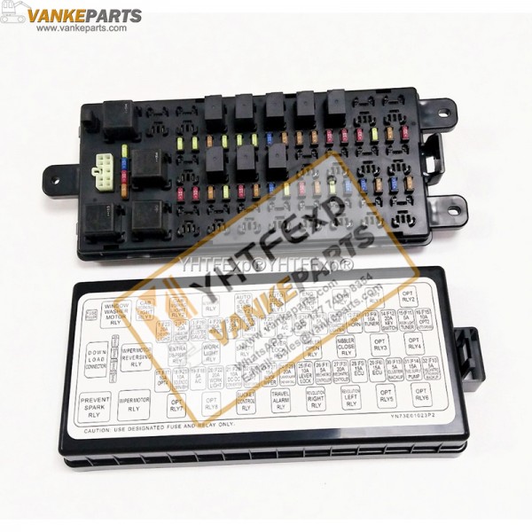 Vankeparts Kobelco Excavator-8 Fuse Box High Quality YN73E01023P2