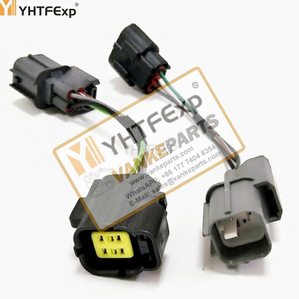 Kobelco Excavator -6E To 6 Throttle Motor Convert Plug Wiring Harnesses 3 Wire High Quality Yt13E01085P1