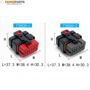 Excavator Injector Harness Waterproof Plug 12 Pin PN:776533