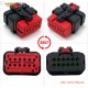 Excavator Injector Harness Waterproof Plug 12 Pin PN:776533