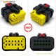 Excavator Injector Harness Waterproof Plug 12 Pin PN:776533