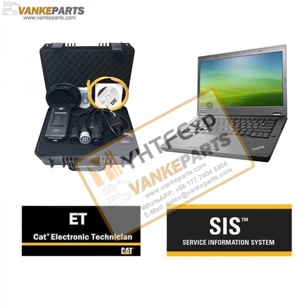 Notebook T440 + SIS + Caterpillar ET4 Communication Adapter Electric Diagnostic Kit Free shipping