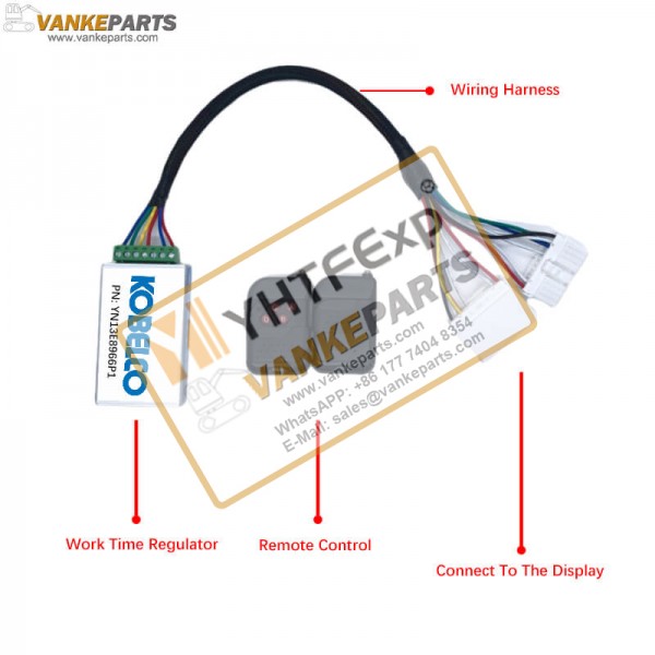 Kobelco Excavator Working time regulator PN: YN13E8966P1 Free Shipping to around the world