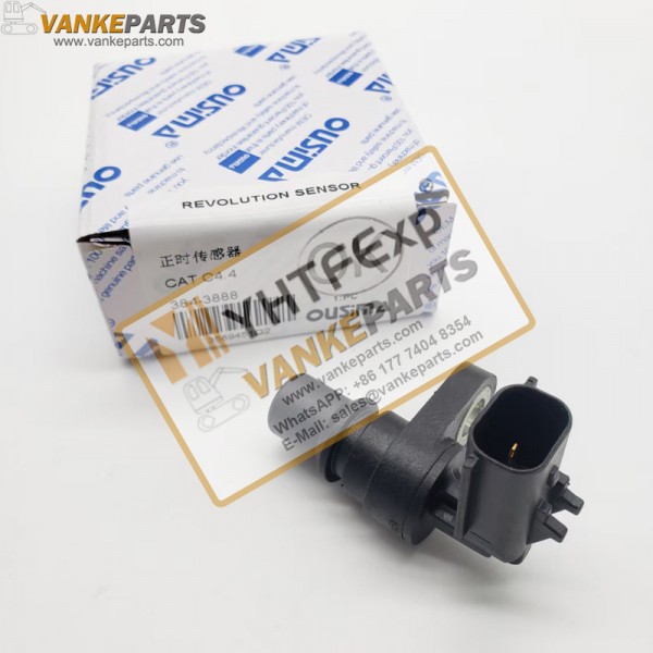 Vankeparts Caterpillar Excavator E320D2 C4.4 C7.1 Engine Camshaft Speed Sensor Part No.:384-3888 3843888