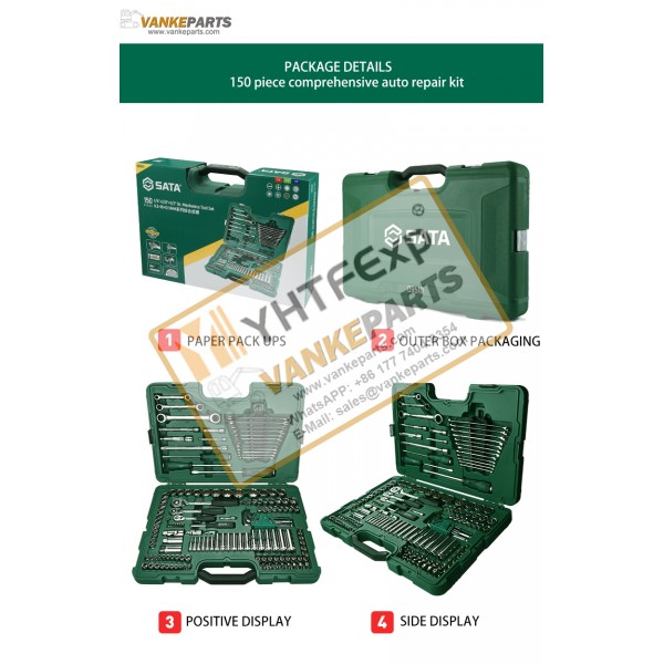 Repair Kit 150 piece comprehensive auto repair kit